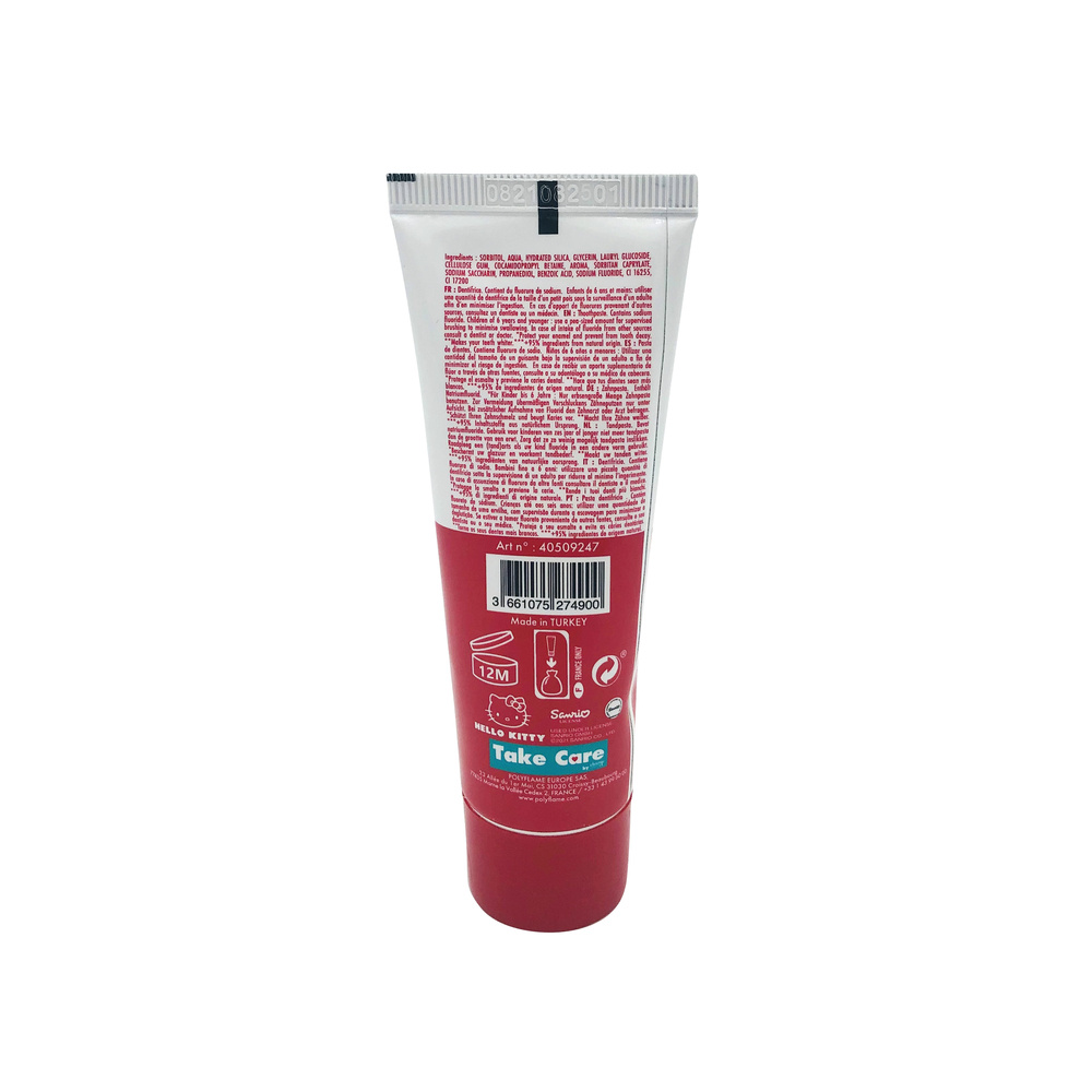 takecare DENTIFRICE HELLO KITTY POUR ENFANT A LAFRAISE 50 ML DENTIFRICE