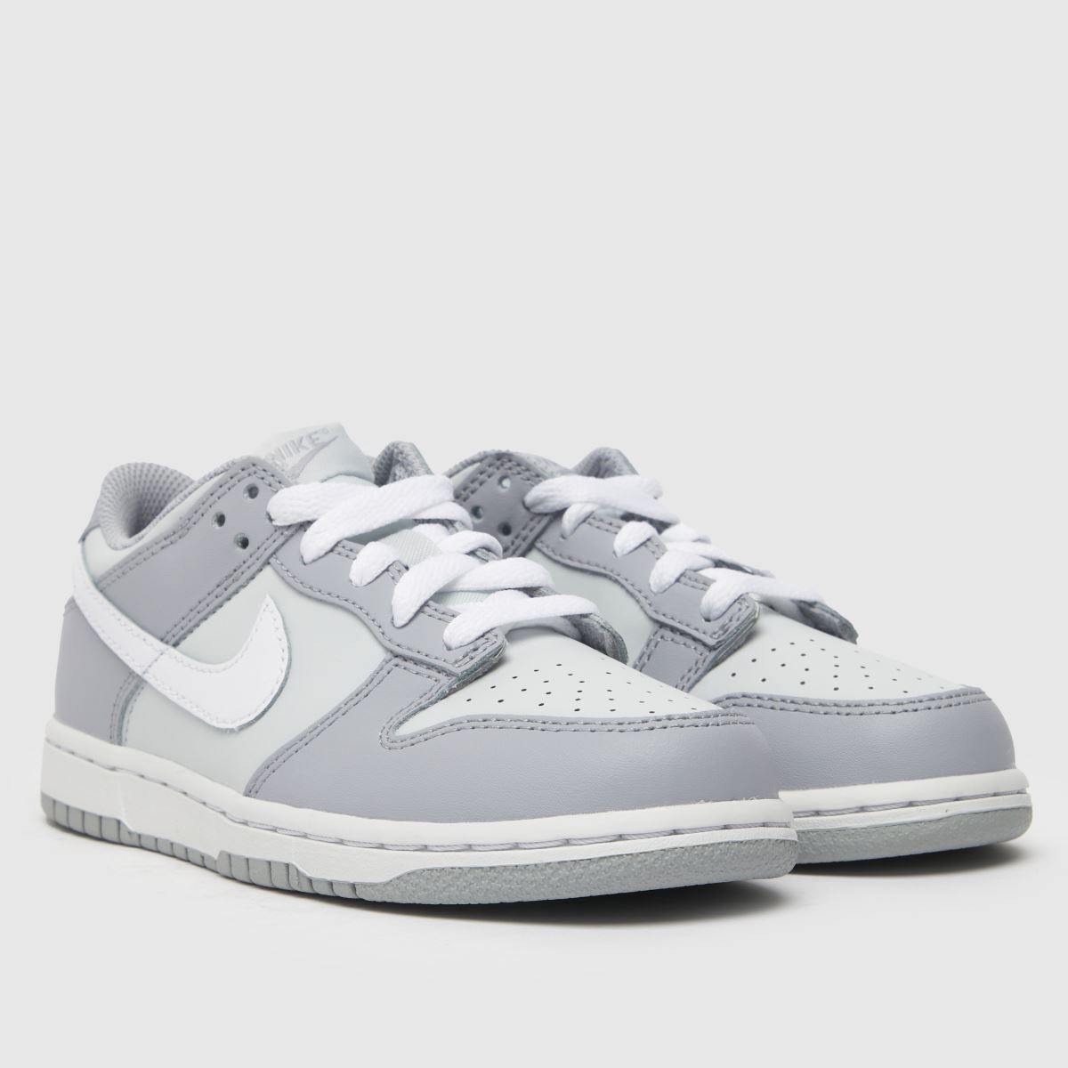 Nike grå Dunk Low Junior-tränare