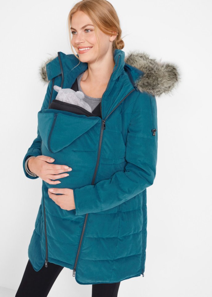 Umstandsjacke/Tragejacke, gesteppt