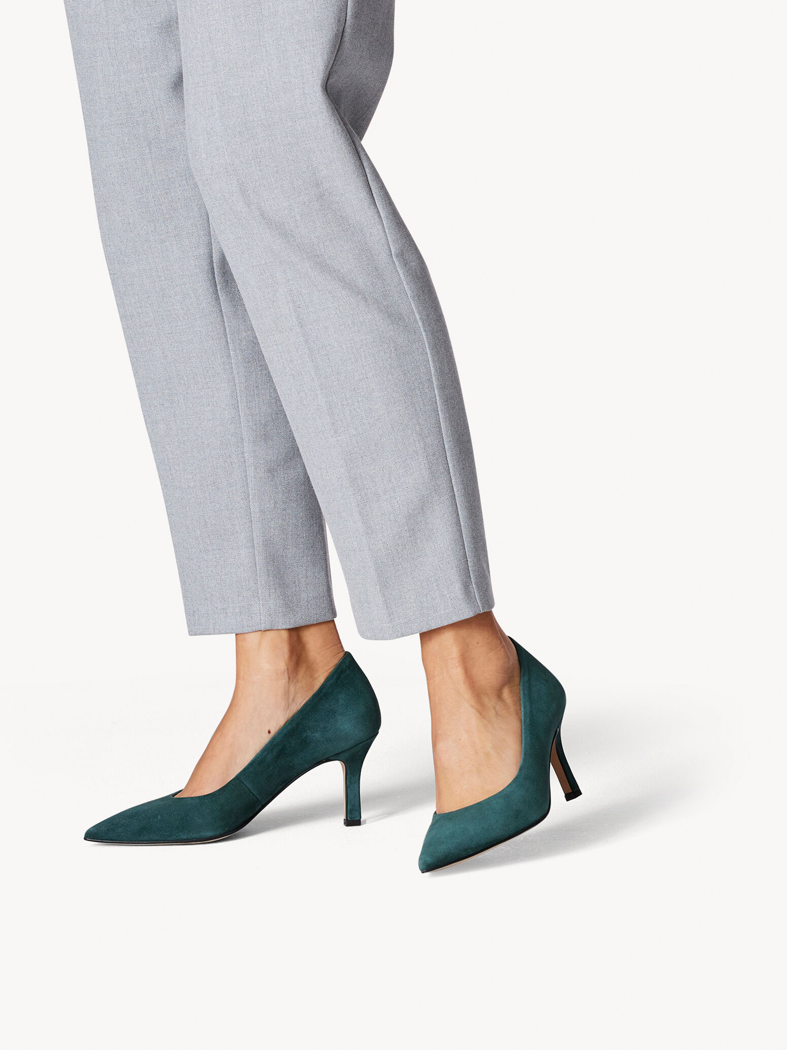 Escarpin en cuir - vert