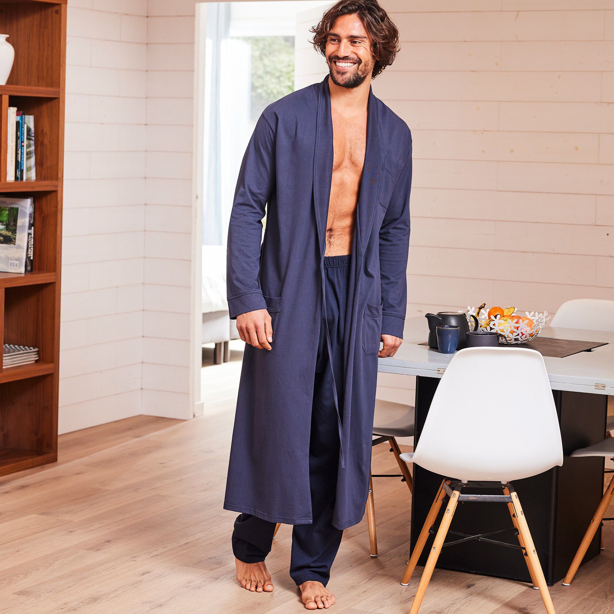 Robe de chambre unie