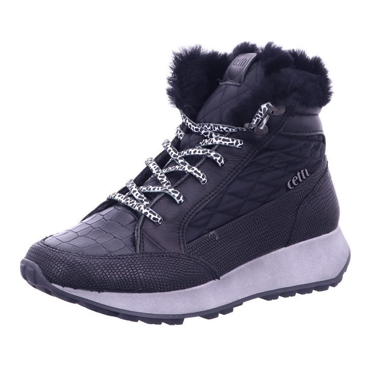 CETTI Stiefeletten schwarz
