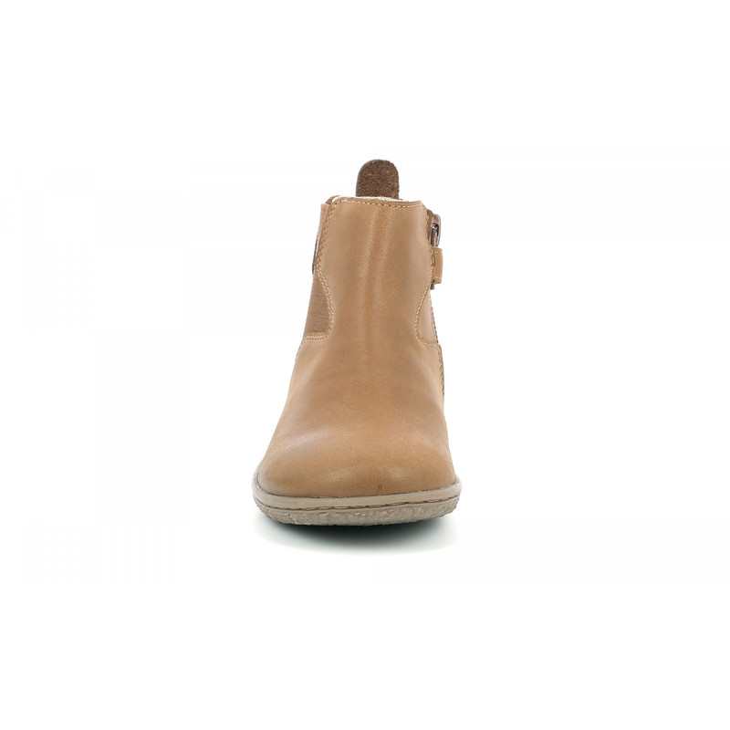 Boots cuir Vermillon
