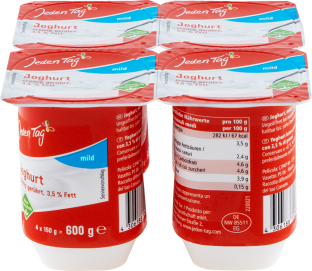Jeden Tag Joghurt 3,5%