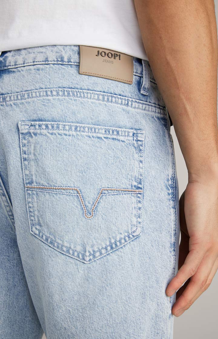 Baumwoll-Jeans in Hellblau