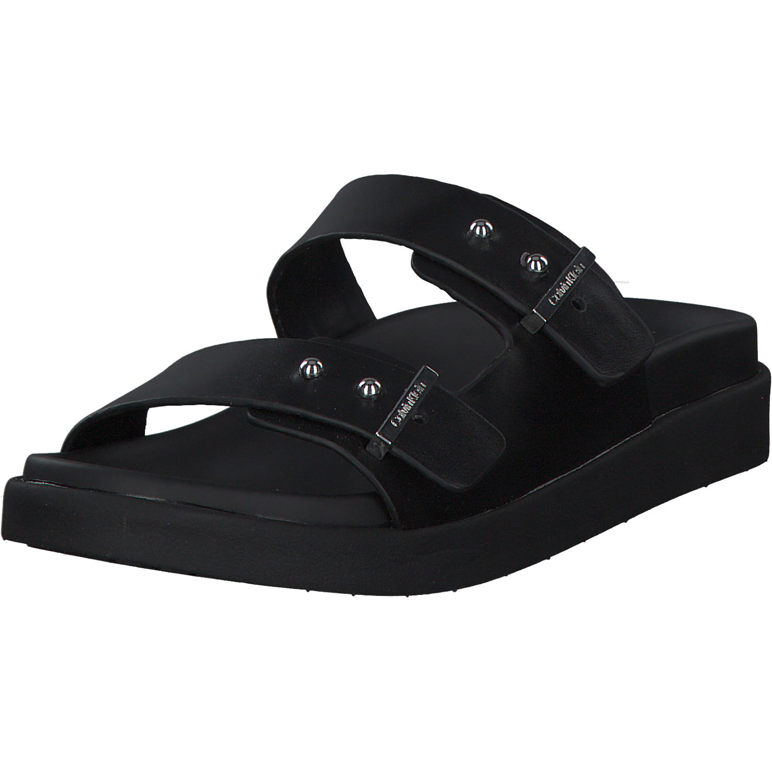 Calvin Klein HW0HW01155+HW0HW01156, Pantoletten, Damen, Schwarz