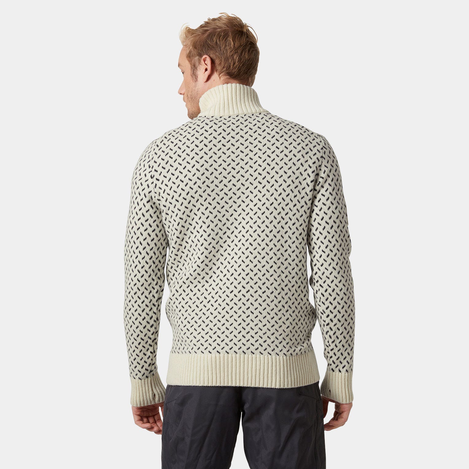 Men's Arctic Ocean Icelander Wool Knit ½ Zip Sweater