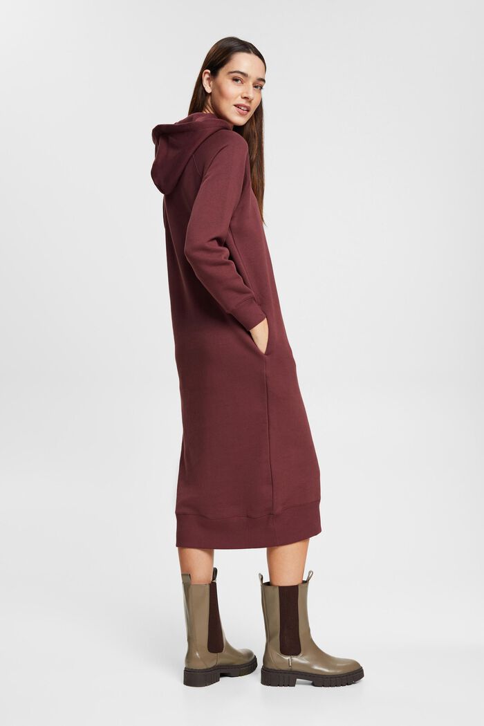 Langes Hoodie-Kleid