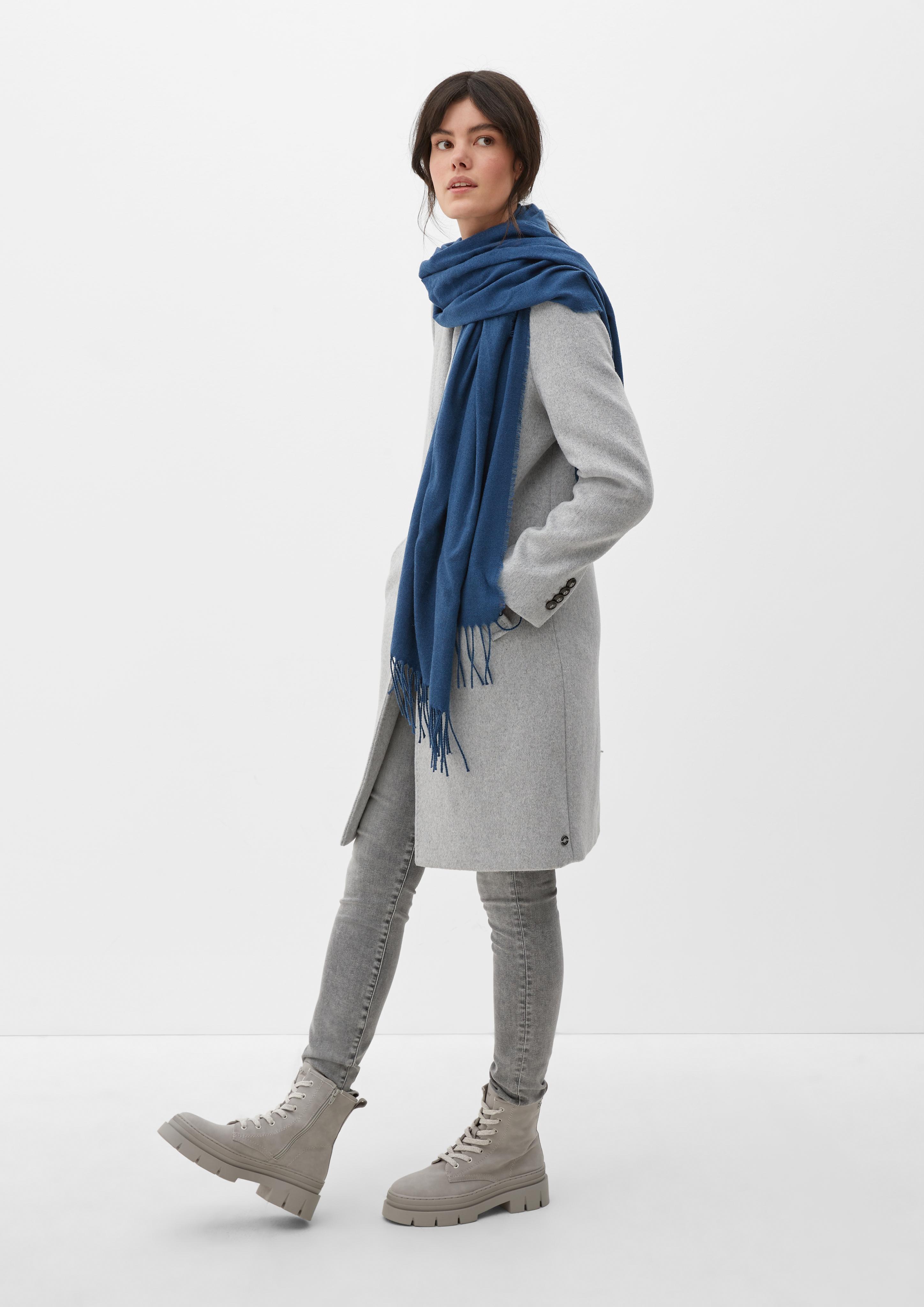 Weicher Schal aus Viskosemix mit Wolle  2126181-5659
