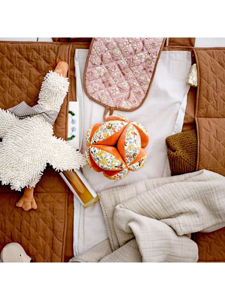 Bloomingville mini Wickelauflage Thanne in Braun | Altrosa günstig kaufen onesize