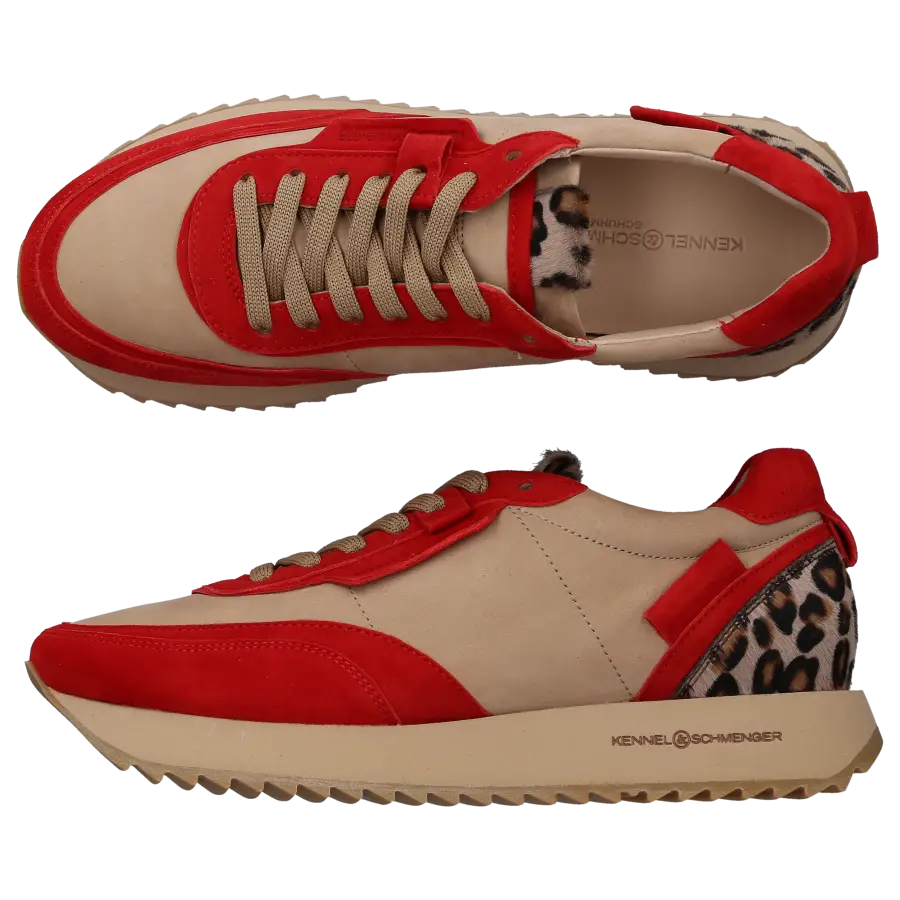 Kennel & Schmenger - Sneaker low OSAKA Veloursleder - rot