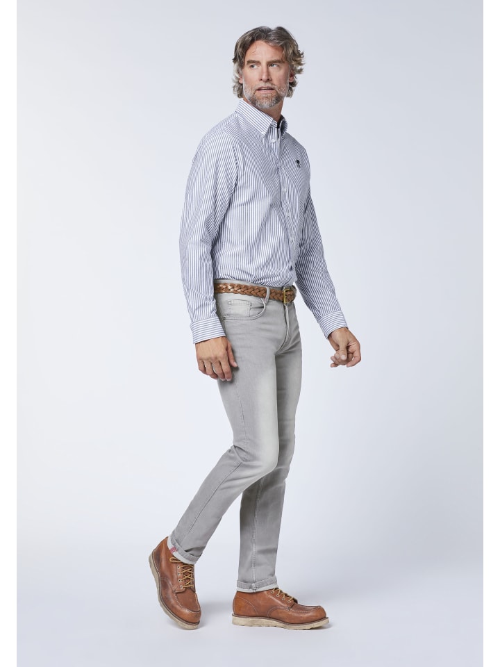 Oklahoma Jeans Jeans in Grau günstig kaufen