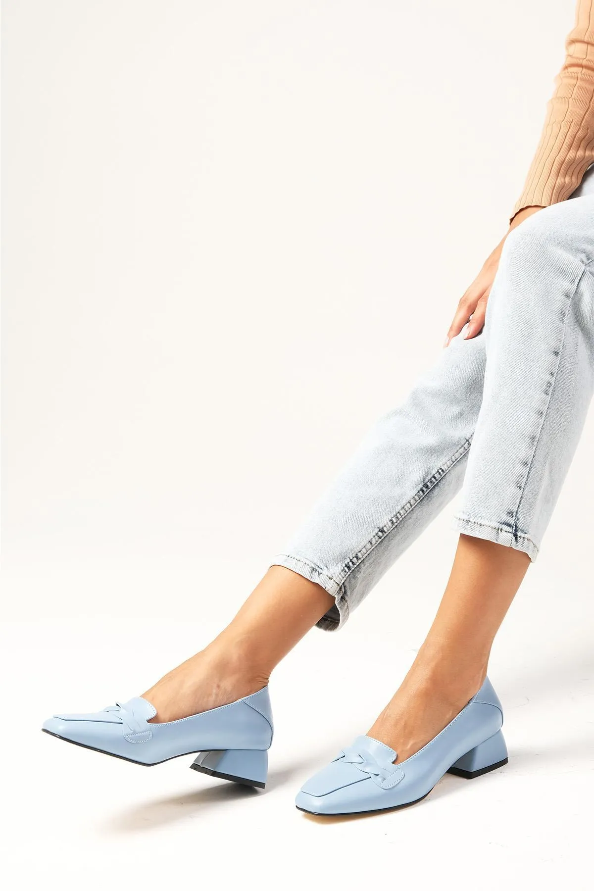 Mio Gusto  High Heels - Blau - Blockabsatz