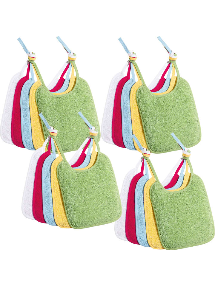 Erwin Müller Frottier Lätzchen 20er-Pack in bunt günstig kaufen onesize