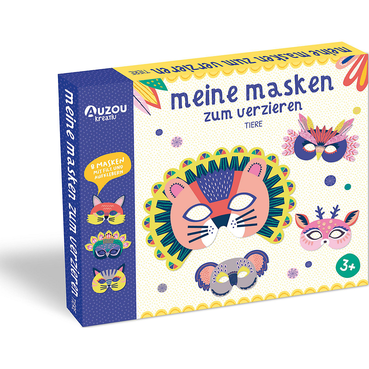 Meine Masken zum Verzieren - Tiere