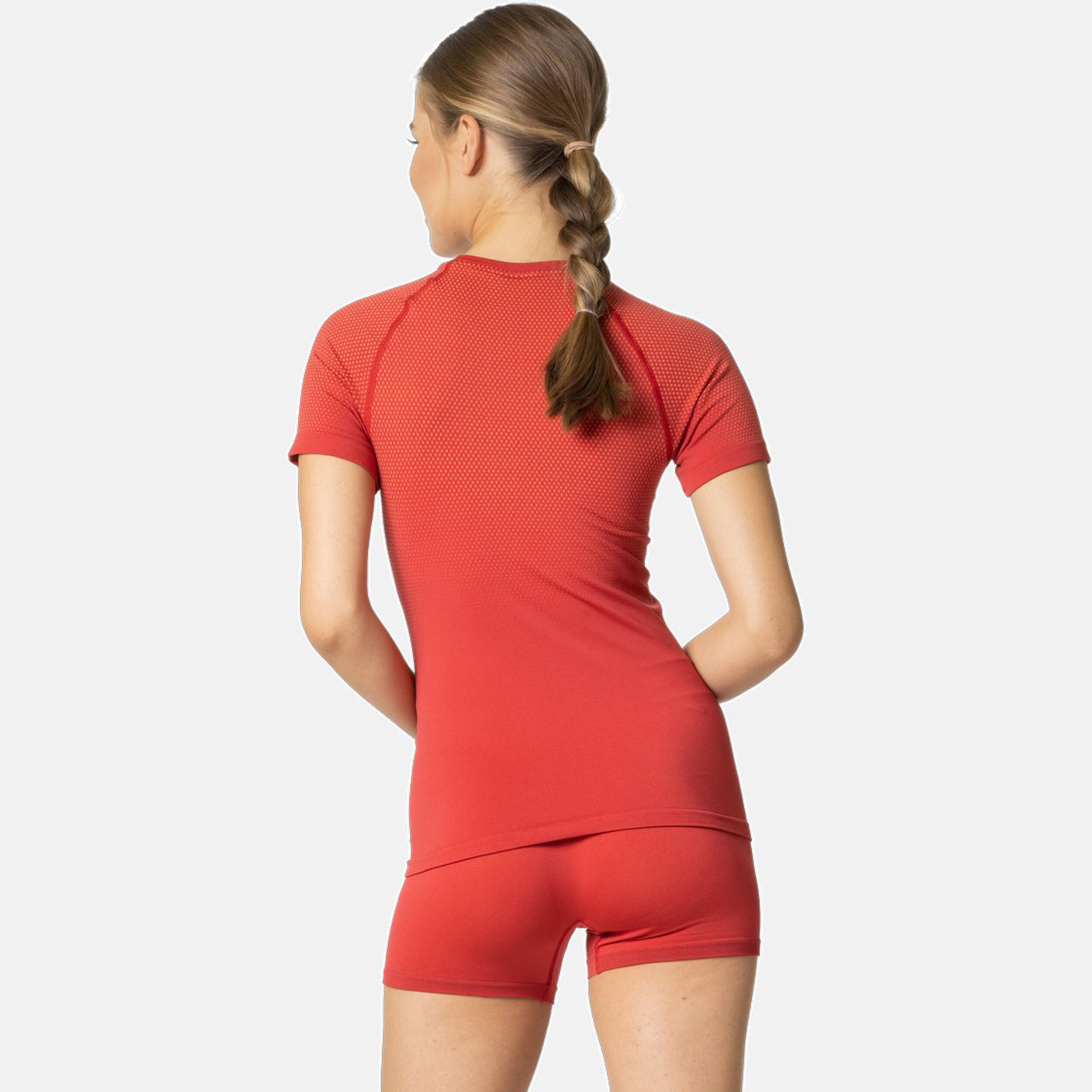 BL Top Crew Neck Performance Light Eco Laufshirt Damen - Rot