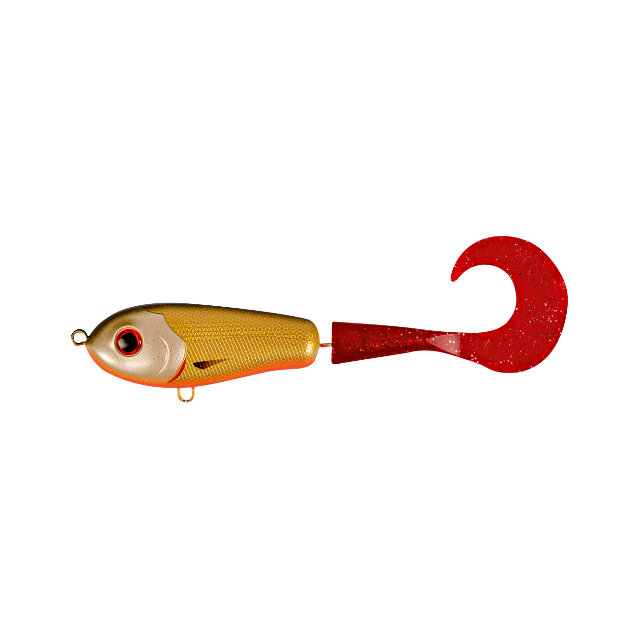 Wobbler Wolf Tail (Dirty Roach-Red)
