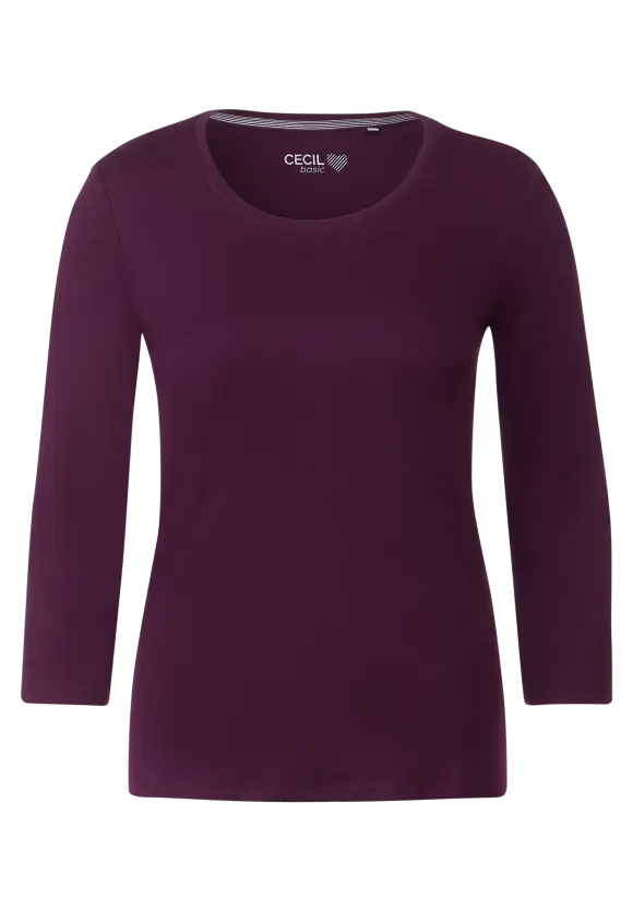 CECIL Basic Shirt mit Rundhals