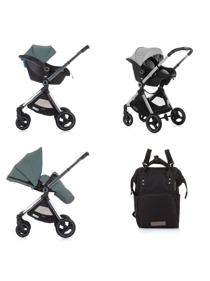 Chipolino Kinderwagen Elite 3 in 1 in grün günstig kaufen onesize