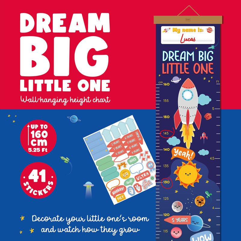 Rastový graf detí - Dream Big Little One