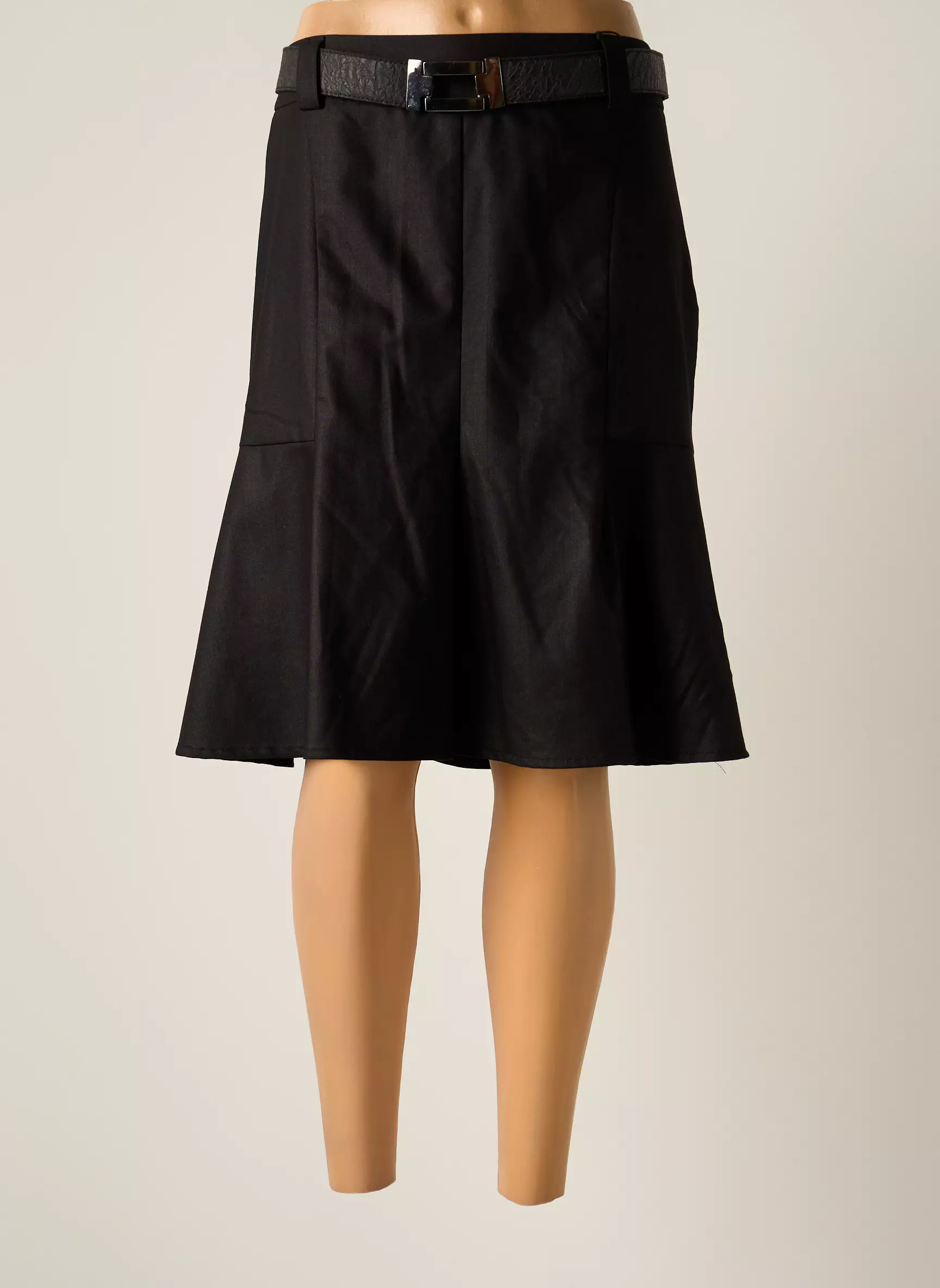 Un Temps Pour Elle Jupes Mi Longues Femme couleur noir