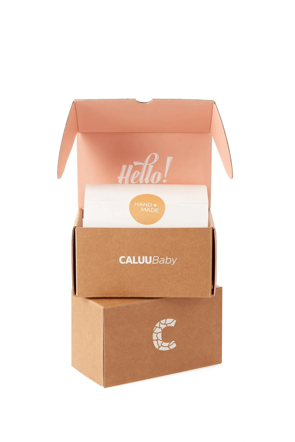 Caluu Baby  Steinfarbene Babyschuhe aus Öko-Tex-Baumwolle
