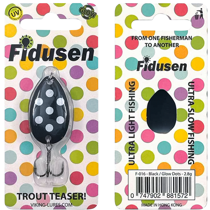 OGP Kunstköder Fidusen (Black/White, 2,8 g)