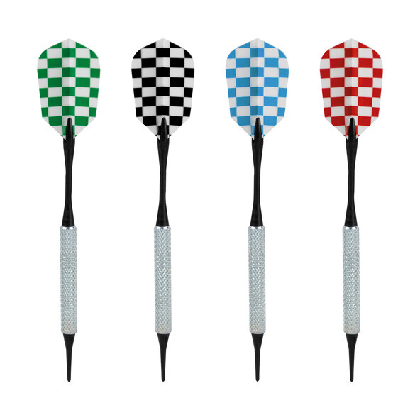 Elektronisches Dartspiel, blau