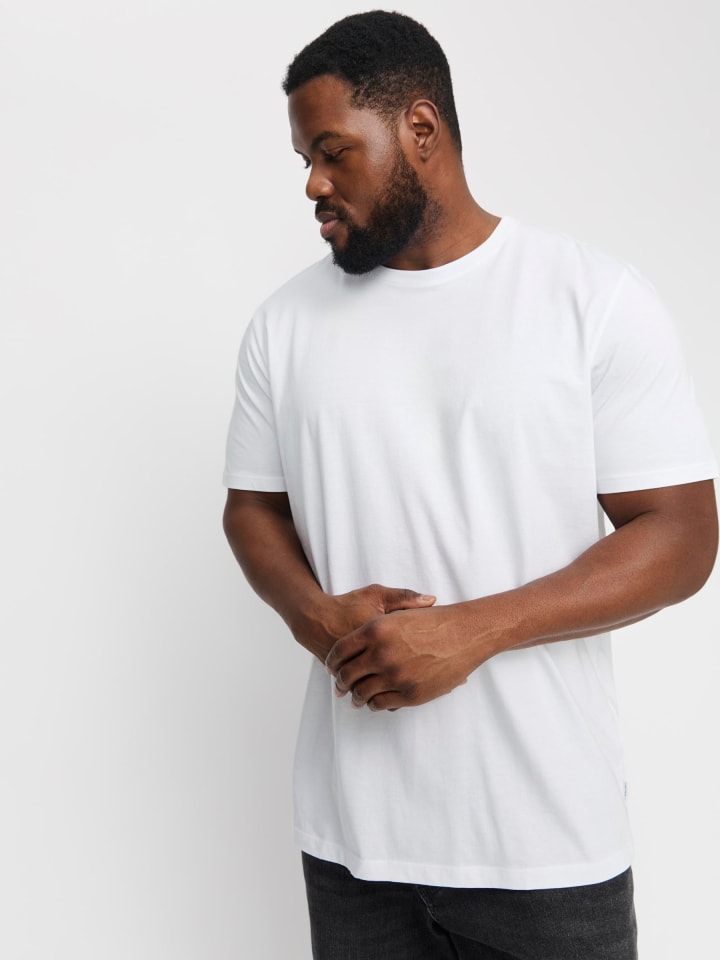 JACK & JONES PLUS T-shirt in White günstig kaufen