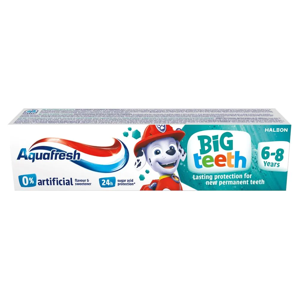 „Aquafresh Big Teeth“ vaikų dantų pasta