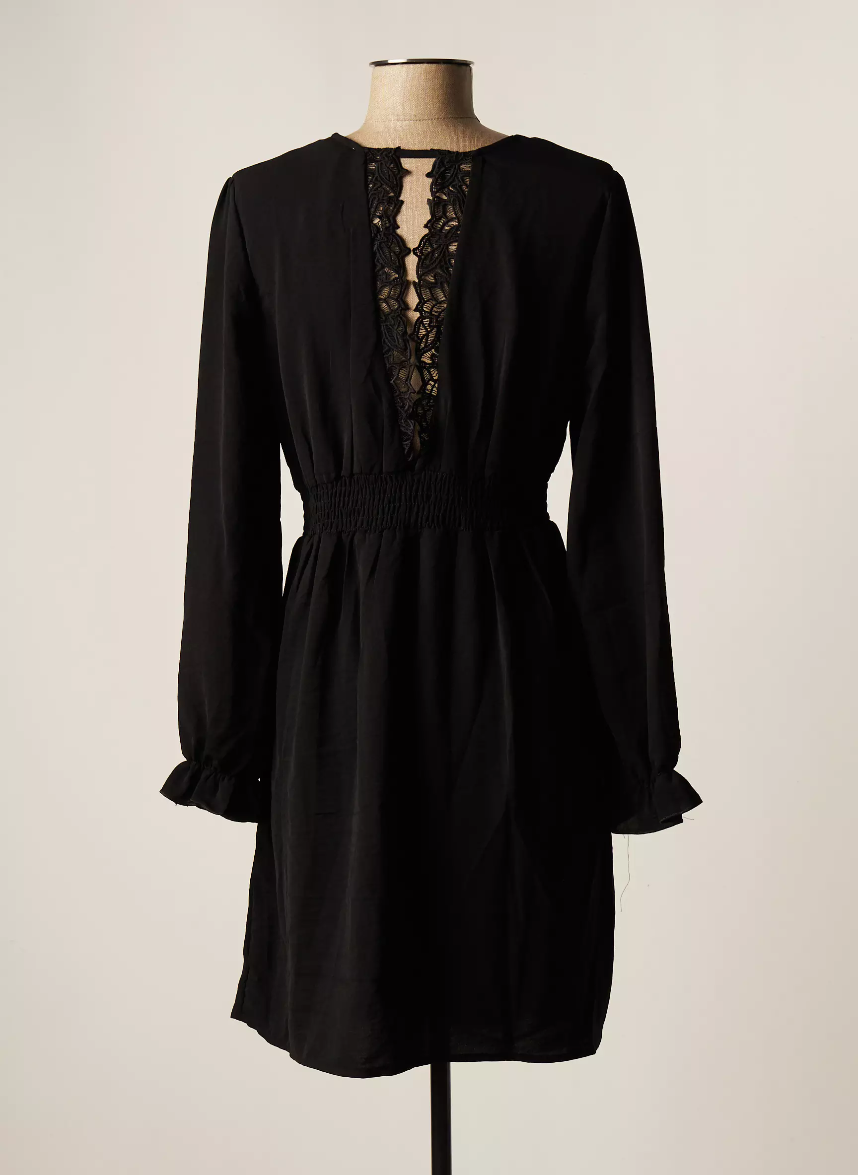 Season Robes Mi Longues Femme couleur noir