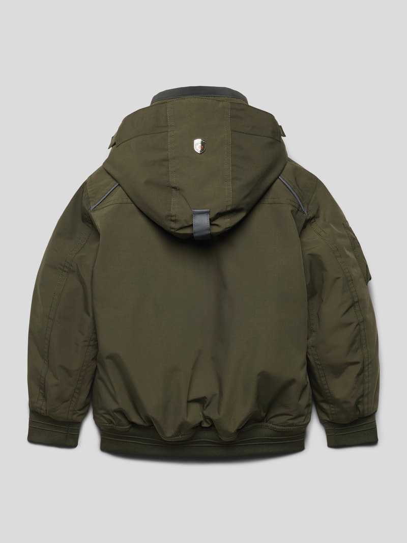 Funktionsjacke mit Reißverschlusstaschen Modell 'Cicero' in olivgrün