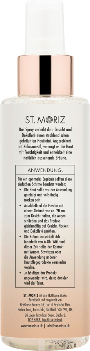 Selbstbräuner Spray Gesicht, medium, 150 ml
