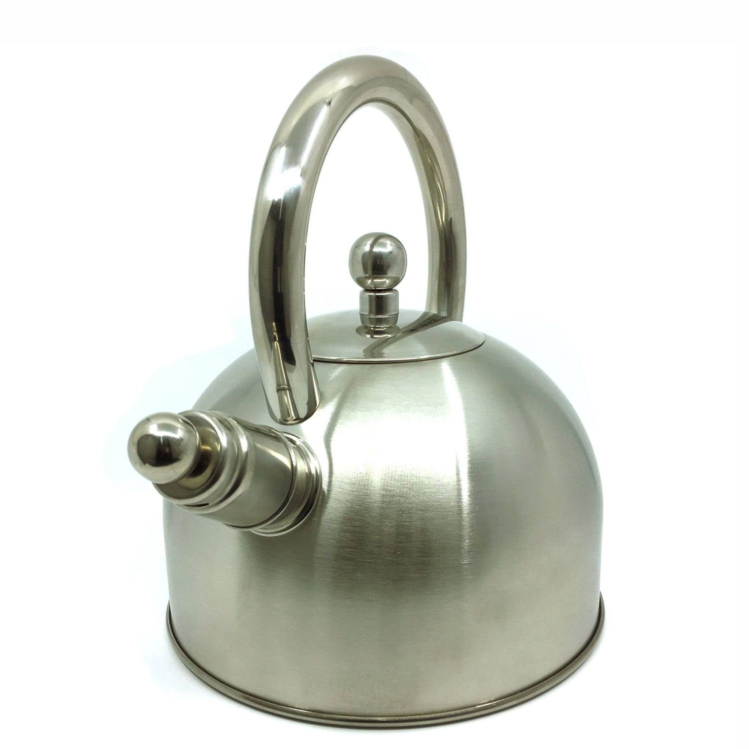 Gravidus Wasserkessel Flötenkessel Teekessel Wasserkocher 2,5 Liter aus Edelstahl