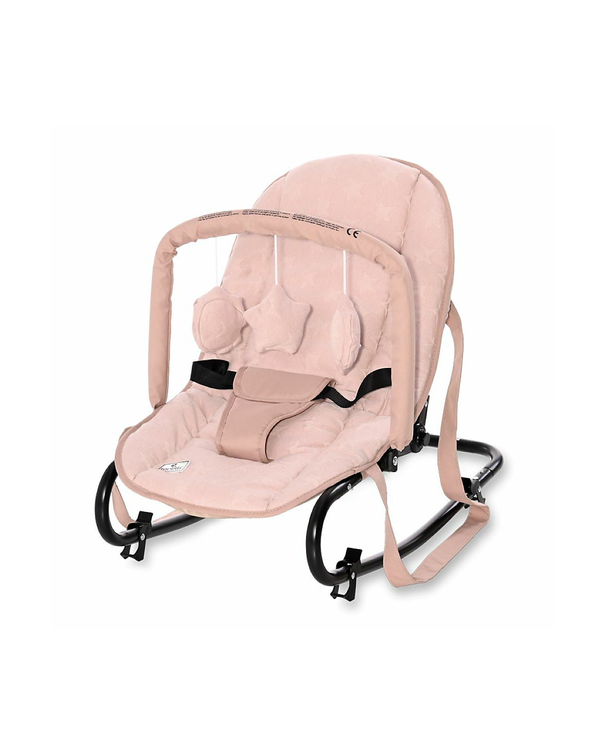 Babywippe Eliza Luxe verstellbare Rückenlehne, Spielbogen, Tragegriffe Babywippen
