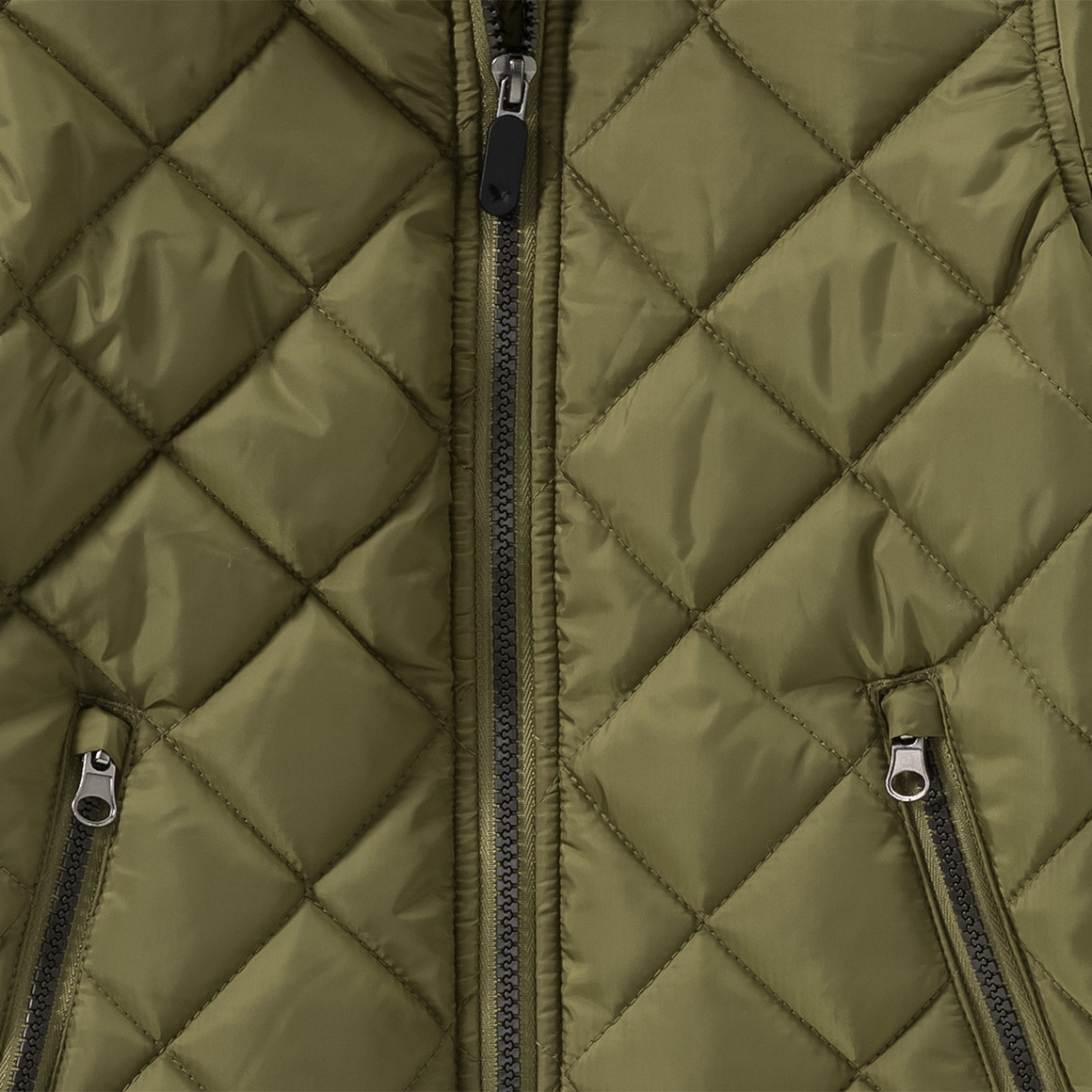 Jungen Steppjacke mit Rippkragen
