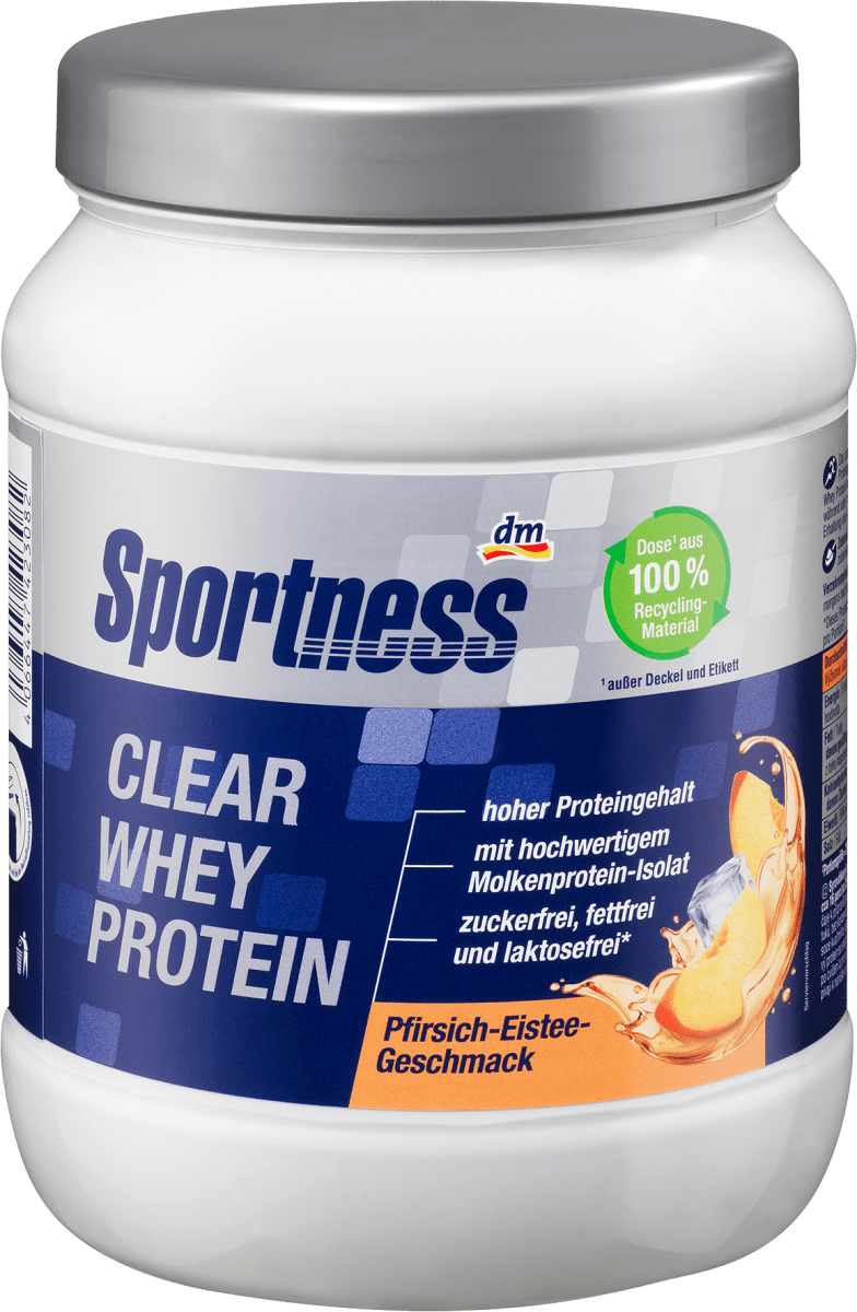Proteinpulver, Clear Whey Protein, Pfirsich Eistee Geschmack, 400 g