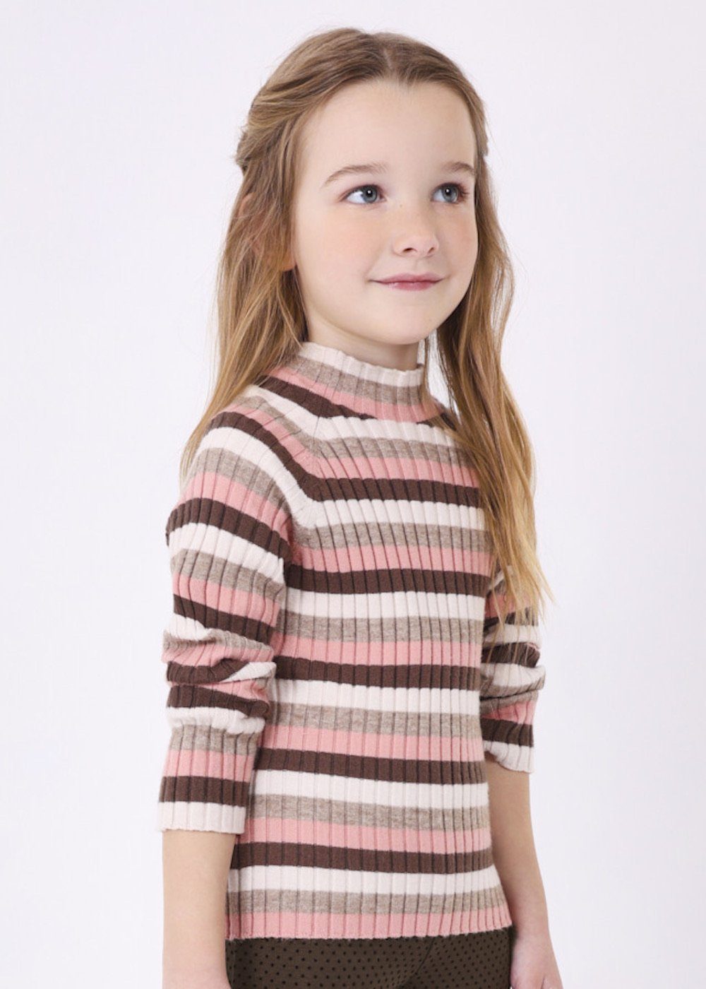 Mayoral Stehkragenpullover Pullover mit gerippten Stehkragen (400232)