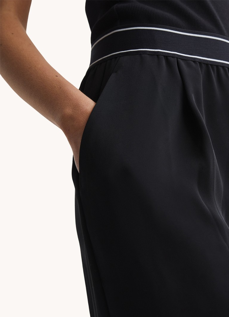 Reiss Abigail high-waist wide-fit trousers with side pockets