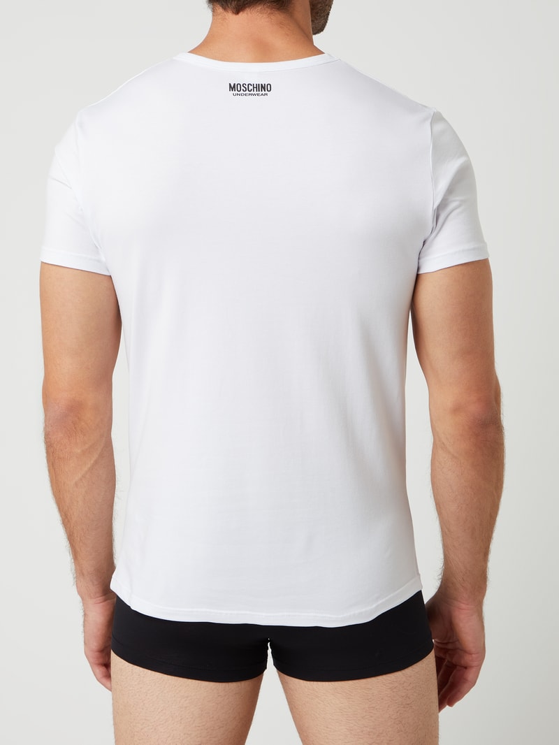 T-Shirt im 2er-Pack in weiß