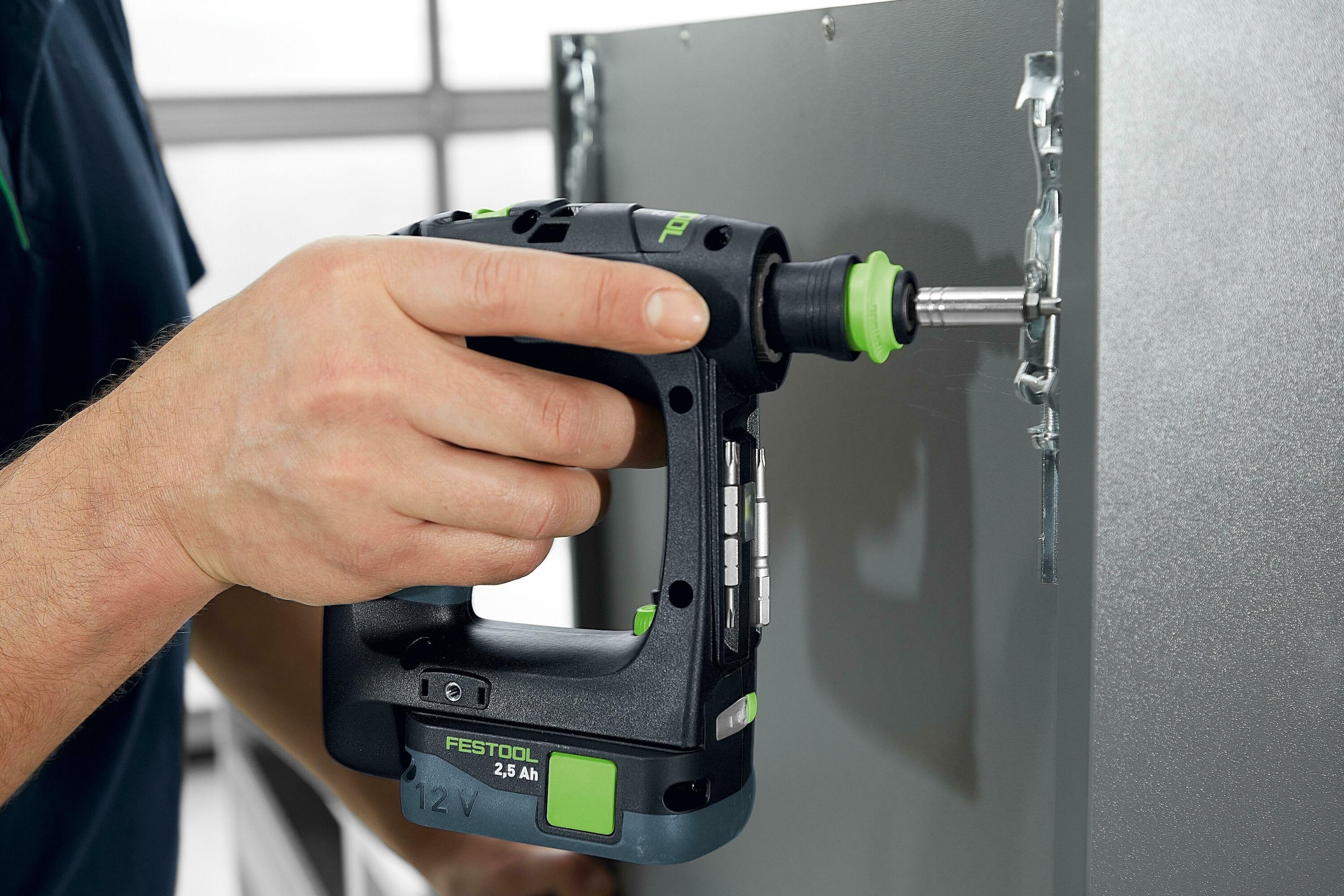 Festool 576864 Mașină de găurit cu acumulator CXS 12 2.5-Plus 2x acumulatori 12V 2.5Ah și încărcător în geantă