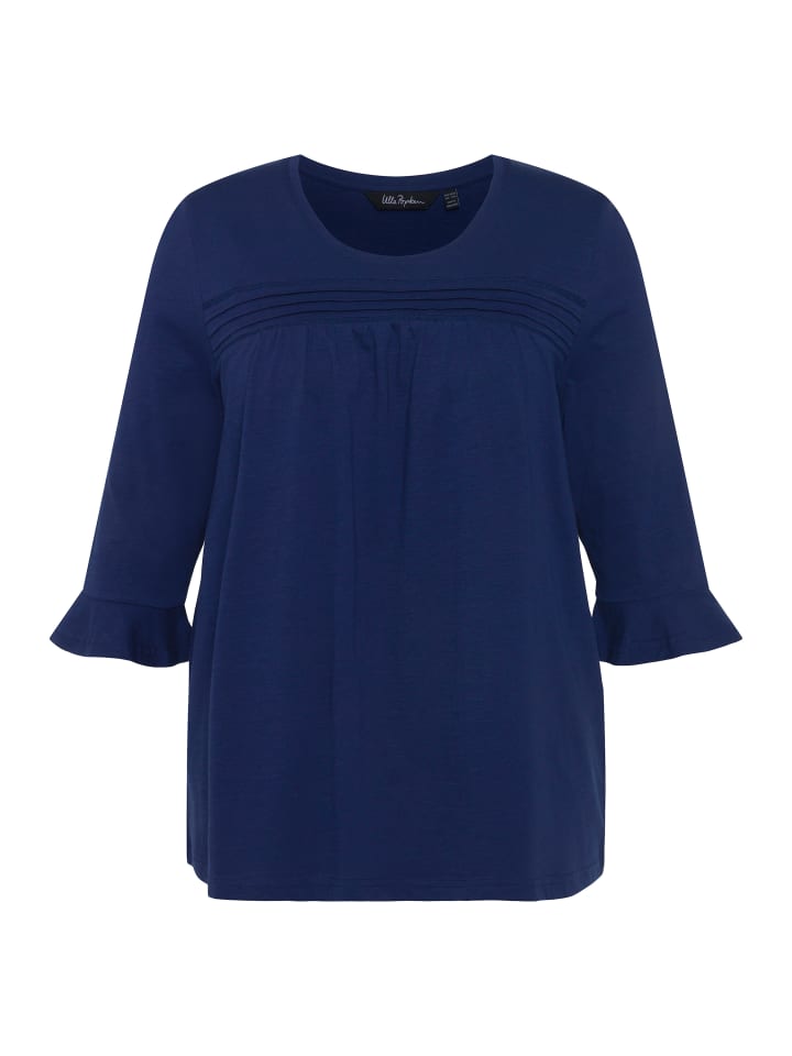 Ulla Popken Shirt in jeansblau günstig kaufen 46-48