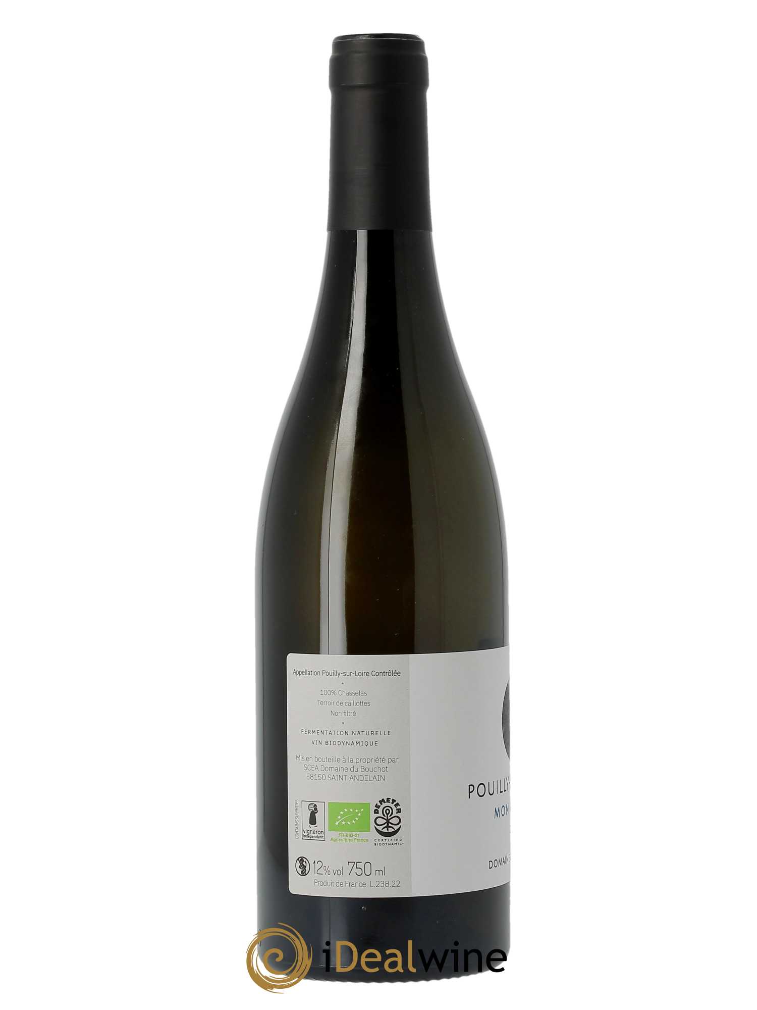 Pouilly-sur-Loire Mon Village Domaine du Bouchot  2021 - Lot de 1 Bouteille