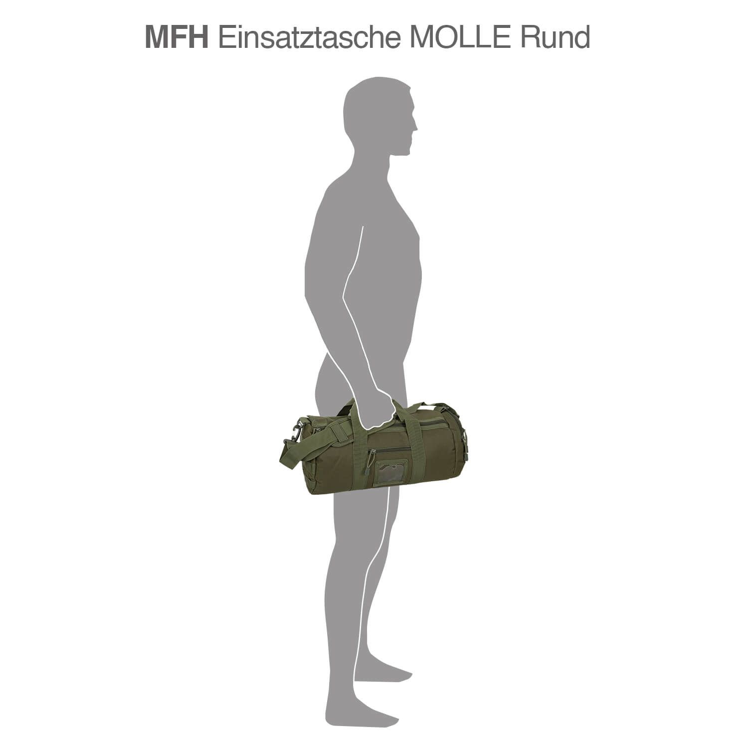 Einsatztasche Molle rund