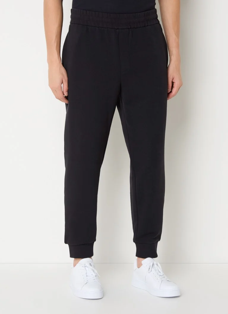Armani Exchange  Tapered fit joggingbroek met steekzakken