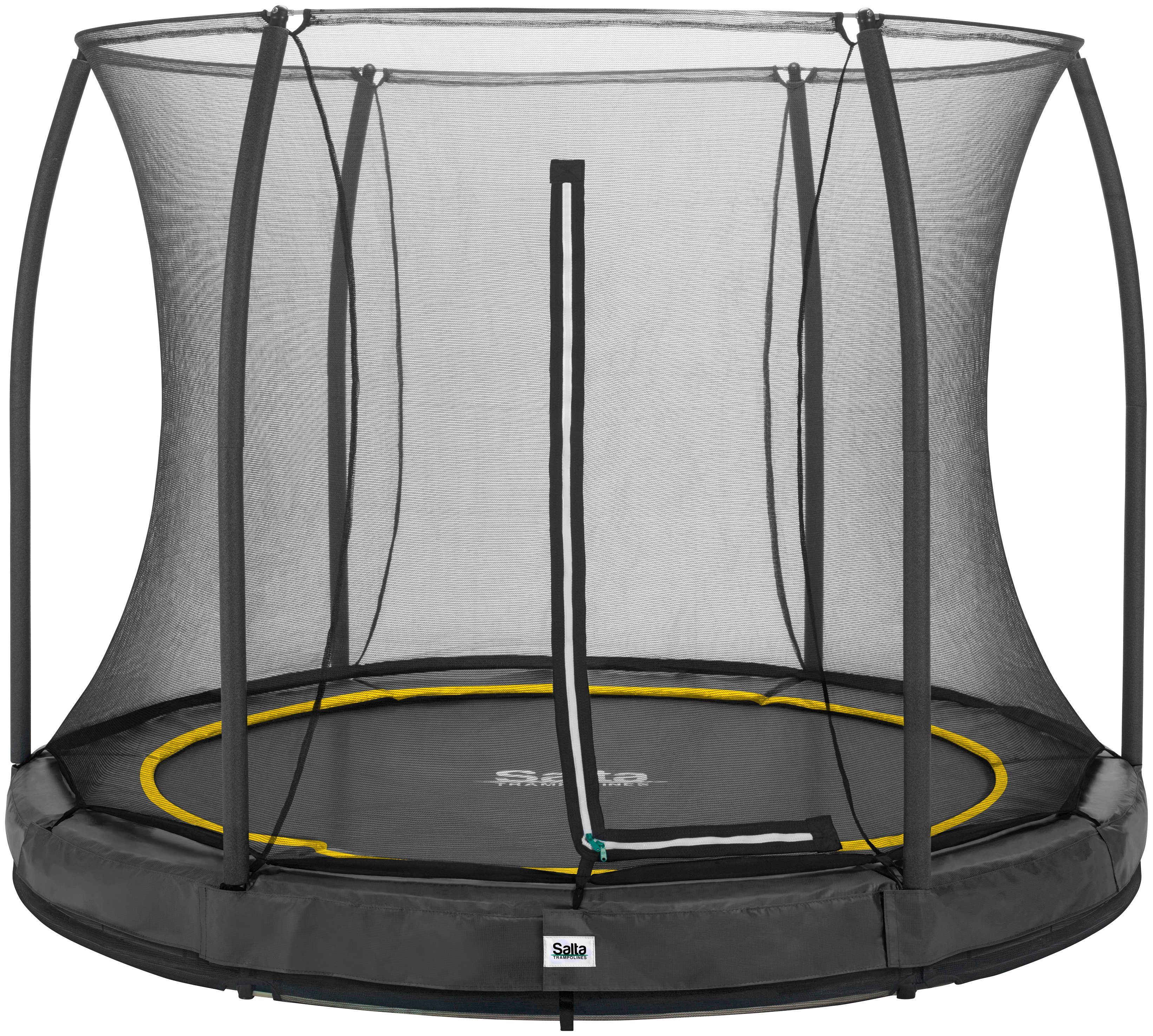 Salta Gartentrampolin Comfort Edition Ground, Ø 183 cm, Schutzrand schwarz