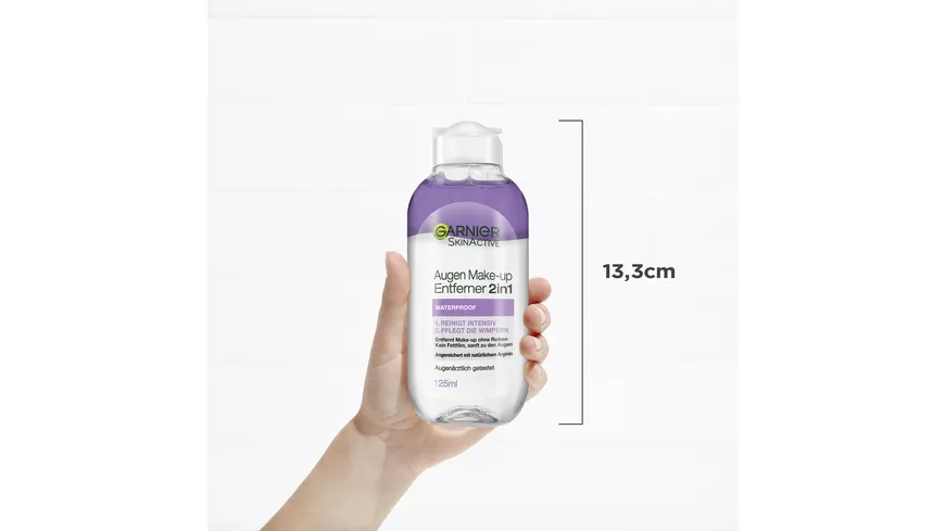 Garnier Skin Naturals 2in1 Augen-Make-Up Entferner Waterproof 125 ml