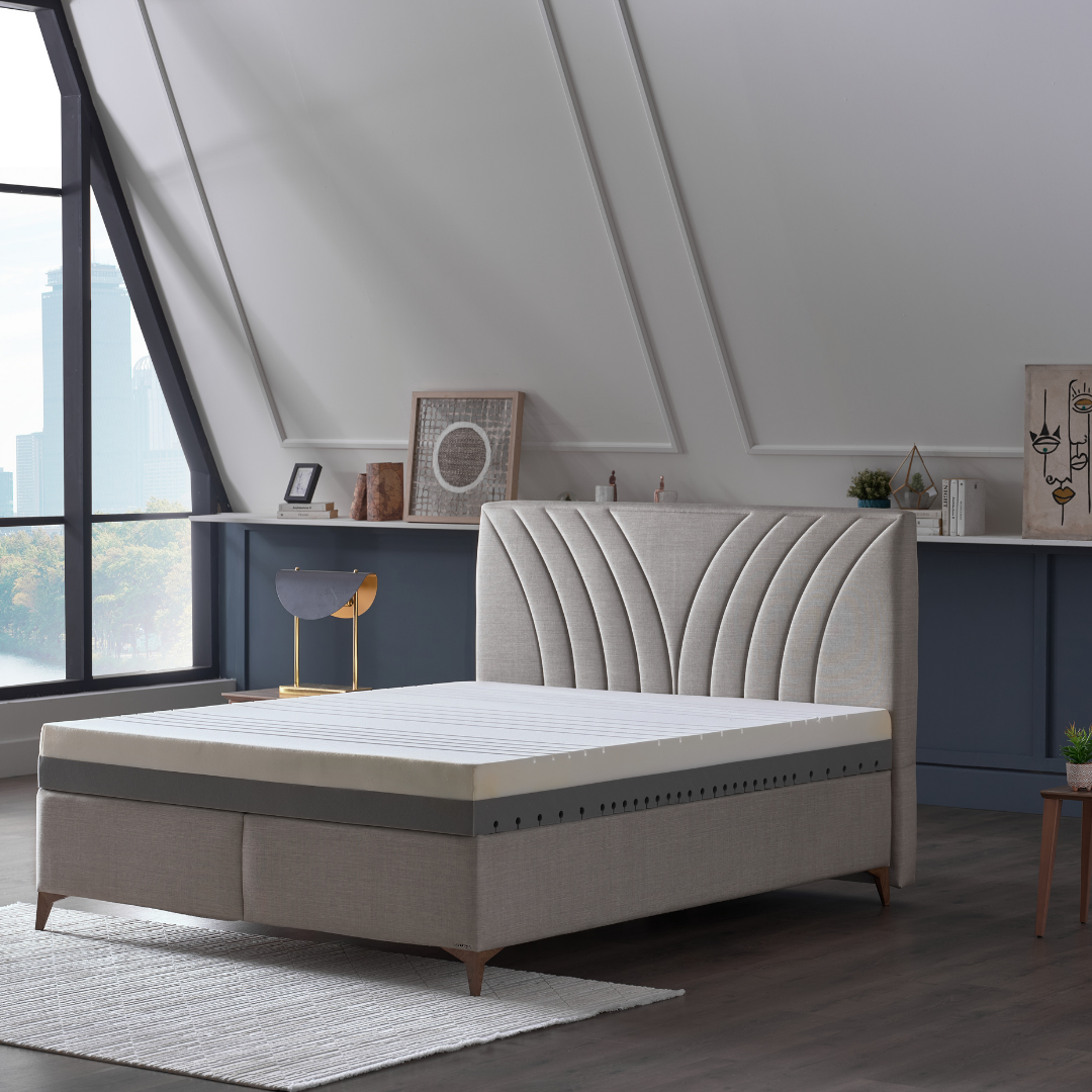 Arga Home A-GUARD AirFlow 7-Zonen Kaltschaummatratze, H2/H3, 18 cm Höhe, 90x200