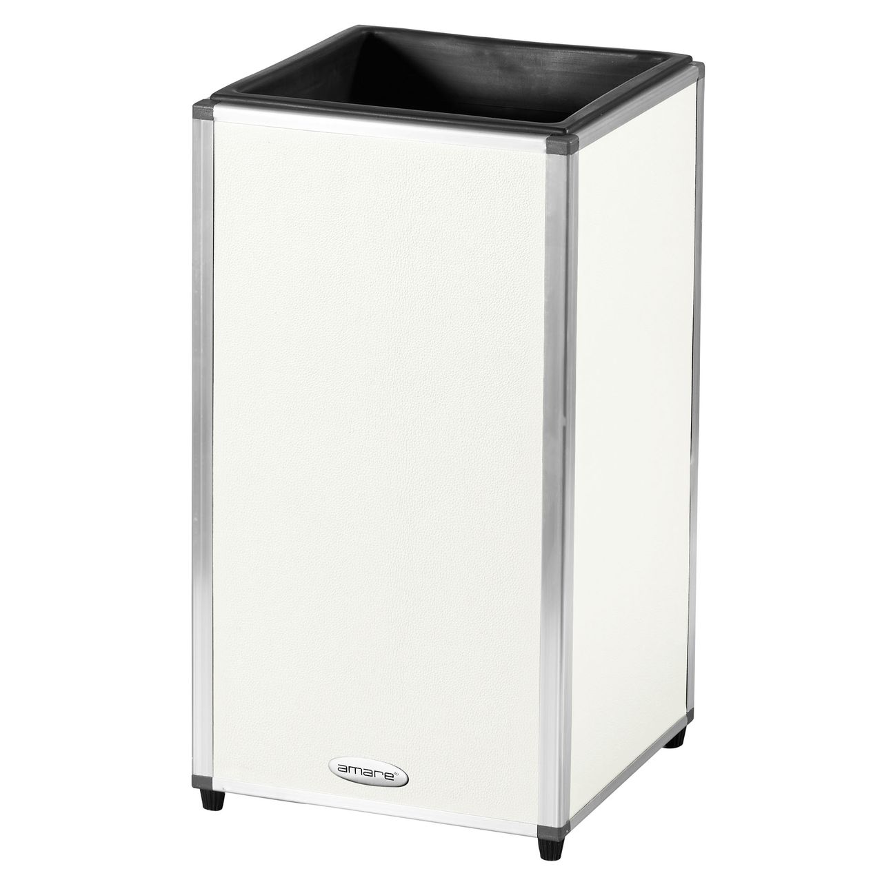 Weles AMARE Fiberglas Design Pflanzgefäß PUR 28 x 28 x 51 cm, weiß