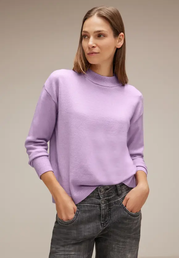 Street One Stehkragen Pullover